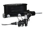 Wilwood HV Tandem M/C Kit w L/H Bracket & Prop Valve - 7/8in Bore Black-W/Pushrod thumbnail 2