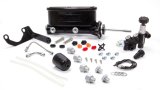 Wilwood HV Tandem M/C Kit w L/H Bracket & Prop Valve - 7/8in Bore Black-W/Pushrod thumbnail 3