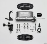 Wilwood HV Tandem M/C Kit w L/H Bracket & Prop Valve - 7/8in Bore-W/Pushrod thumbnail 1