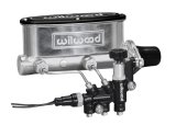 Wilwood HV Tandem M/C Kit w L/H Bracket & Prop Valve - 1 1/8in Bore Ball Burnished thumbnail 2