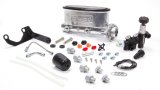 Wilwood HV Tandem M/C Kit w L/H Bracket & Prop Valve - 1 1/8in Bore Ball Burnished thumbnail 3