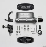 Wilwood HV Tandem M/C Kit w L/H Bracket & Prop Valve - 1in Bore thumbnail 1