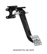 Wilwood Adjustable-Trubar Brake Pedal - Dual MC - Swing Mount - 7:1 thumbnail 1