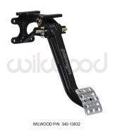 Wilwood Adjustable Brake Pedal - Dual MC - Swing Mount - 7:1 thumbnail 1