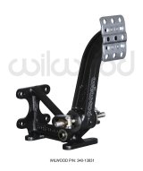 Wilwood Adjustable Brake Pedal - Dual MC - Floor Mount - 6:1 thumbnail 1