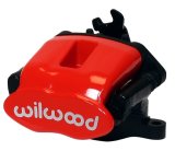 Wilwood Caliper-Combination Parking Brake-Pos 1-R/H-Red 34mm piston .81in Disc thumbnail 1