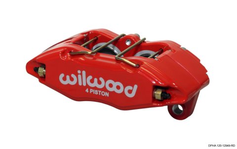 Wilwood Caliper-Dynapro Honda/Acura - Red 1.62in Pistons .83in Disc thumbnail 1