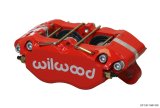 Wilwood Caliper-Dynapro Dust-Boot 5.25in Mount - Red 1.38in Pistons .81in Disc thumbnail 1