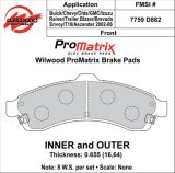 Wilwood Pad Set Promatrix D882 thumbnail 2