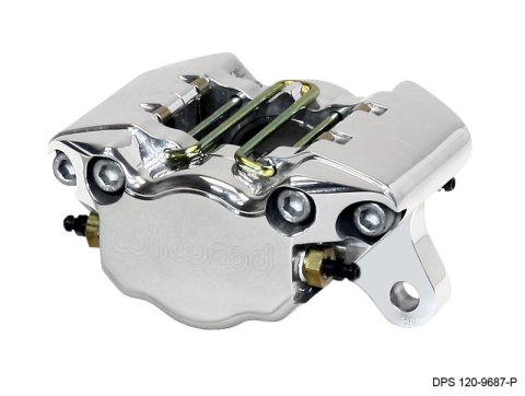 Wilwood Caliper-Polished Dynapro Single 3.25in Mount 1.75in Pistons .38in Disc