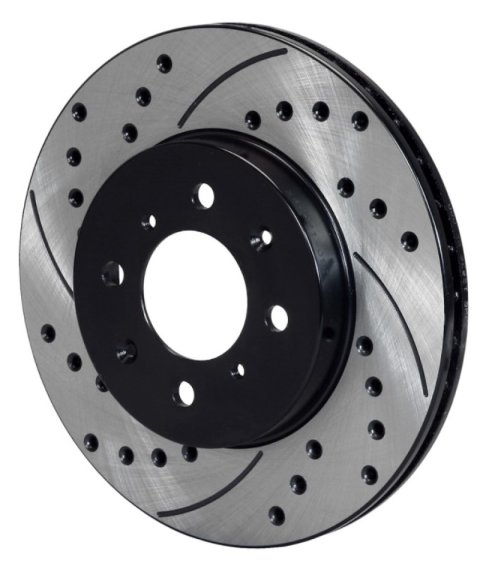 Wilwood Rotor-.68in Offset-SRP-BLK-Drill-LH 10.32 x .83 - 4 x 3.93 thumbnail 1