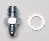 Wilwood Fitting Kit Adaptor -3 JIC to 7/16-20 Male w/ Crush Washer thumbnail 1