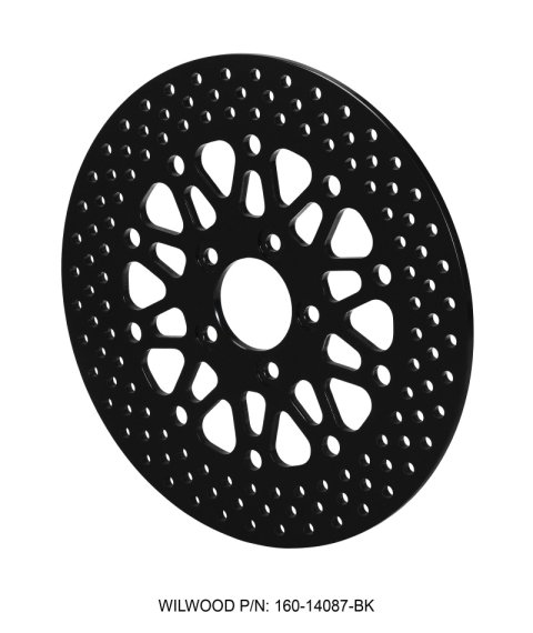 Wilwood Rotor-Rear-H-D Motorcycle 2008-Up Black Finish 11.80 x .276 - 5 on 3.25in thumbnail 1