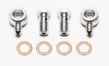 Wilwood Banjo Fitting Kit -3 male to 7/16 Banjo Bolts & Crush Washers (2 qty) thumbnail 1