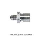 Wilwood Fitting Adaptor -3 to 10mm x 1.0 I.F. Bubble Flare thumbnail 2