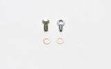 Wilwood Fitting Kit -3 Male w/ 3/8-24 Banjo Bolt (For Banjo Outlet Master Cylinders) thumbnail 1