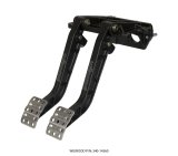 Wilwood Adjustable-Tandem Dual Pedal - Brake / Clutch - Fwd. Swing Mount - 6.25:1 - Black E-Coat thumbnail 1