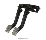 Wilwood Adjustable-Tandem Dual Pedal - Brake / Clutch - Fwd. Swing Mount - 7.0:1 - Black E-Coat thumbnail 1