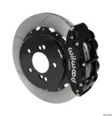 Wilwood Narrow Superlite 4R Rear Kit 12.88in Slotted Red 00-06 BMW M3 E46 thumbnail 2