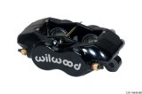 Wilwood Caliper-Forged Dynalite w/Dust Seal-Black 1.38in Pistons .81in Disc thumbnail 1