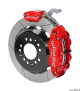 Wilwood Narrow Superlite 4R-MC4 Red Rear Kit 12.88in Slotted Rotor 88-96 Chevy Corvette C4 thumbnail 1