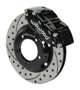 Wilwood Dynapro Radial Front Kit 11in Drilled & Slotted Black 61-67 Jaguar XKE w/ Lines thumbnail 1