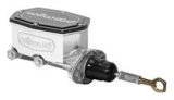 Wilwood Compact Tandem Master Cylinder - 7/8in Bore - w/Pushrod fits Mustang (Black) thumbnail 2