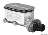 Wilwood Compact Tandem Master Cylinder - 1in Bore - w/Pushrod (Ball Burnished) thumbnail 2