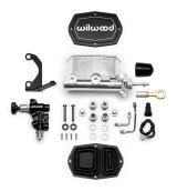 Wilwood Compact Tandem M/C - 7/8in Bore w/Bracket and Valve fits Mustang (Pushrod) - Ball Burnished thumbnail 2