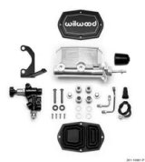 Wilwood Compact Tandem M/C - 7/8in Bore w/Bracket and Valve fits Mustang (Pushrod) - Ball Burnished thumbnail 3