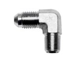 Wilwood 90 Deg Elbow Fitting -4 AN NPT Male to 1/8-27 thumbnail 1