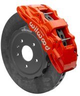Wilwood SX6R WCCB Carbon-Ceramic 2014-2019 C7 Corvette All Front Big Brake Kit - Red thumbnail 4