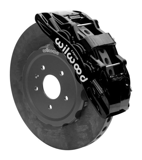 Wilwood Sx6R WCCB Carbon-Ceramic 2014-2019 C7 Corvette All Front Big Brake Kit - Black thumbnail 1