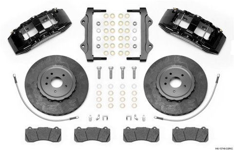 Wilwood Sx6R WCCB Carbon-Ceramic 2014-2019 C7 Corvette All Front Big Brake Kit - Black thumbnail 2
