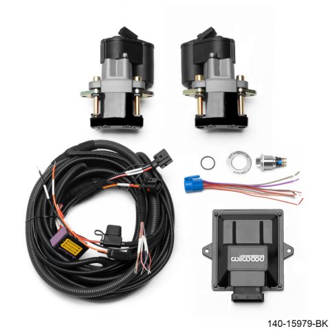 Wilwood Electronic Parking Brake Rear Retrofit Kit - 0.810in Rotor Black thumbnail 2