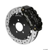 Wilwood Narrow Superlite 6R Front Big Brake Kit 12.88in Drilled Red 05-11 Ford Crown Victoria thumbnail 2