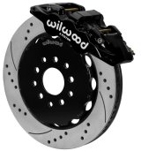 Wilwood AERO6 Front Big Brake Kit 14.00in Drilled Black Rotor - 97-13 Chevrolet Corvette C5/C6/Z06 thumbnail 1
