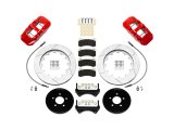 Wilwood AERO6 Front Brake Kit 14.00 Slotted 94-04 Ford Mustang Cobra Red w/Lines thumbnail 2