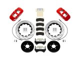 Wilwood AERO6 Front Brake Kit 14.00 Drilled & Slotted 94-04 Ford Mustang Cobra Red w/Lines thumbnail 2