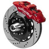 Wilwood Aero6R/ST Front Big Brake Kit 14in D/S Red Powder Coat 79-88 Chevrolet Monte Carlo thumbnail 1