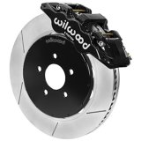 Wilwood Aero6R Front Big Brake Kit 14in Slotted Black Powder Coat 94-04 Ford Mustang SN95 thumbnail 1