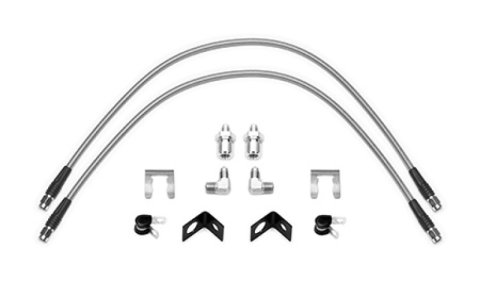 Wilwood Flexline Kit 25 inch 3/8-24 to 90 Degree