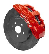 Wilwood SX6R WCCB Carbon-Ceramic 10-14 Chevy Camaro Front Big Brake Kit - Red thumbnail 4