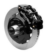 Wilwood Superlite 6R Front Brake Kit for 63-87 Chevy C10 Prospindle 13.06 in Diameter Black Calipers thumbnail 2