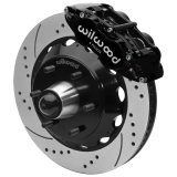 Wilwood 63-87 C10 FNSL6R Front Big Brake Kit 14in drill/slot 6x5.5 BP for drop spindles - Blk thumbnail 2