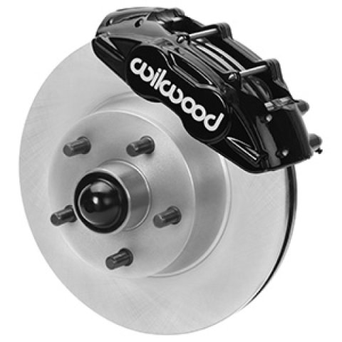 Wilwood 65-67 Ford Mustang D11 11.29 in. Vtd. Brake Kit w/ Flex Lines thumbnail 1