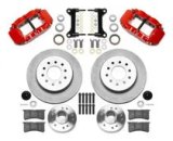 Wilwood 03-05 Dodge Neon SRT-4 Forged Dynapro 6 Big Brake Front Brake Kit 12.19 - Red thumbnail 2
