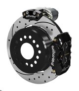 Wilwood Forged Dynalite Rear Electronic Parking Brake Kit -Black Powder Coat Caliper - SRP D/S Rotor thumbnail 1