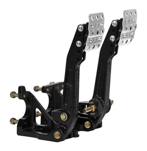 Wilwood Adjustable Balance Bar Brake w/ Clutch Combo - Floor Mount - 4.75-5.75:1 thumbnail 1