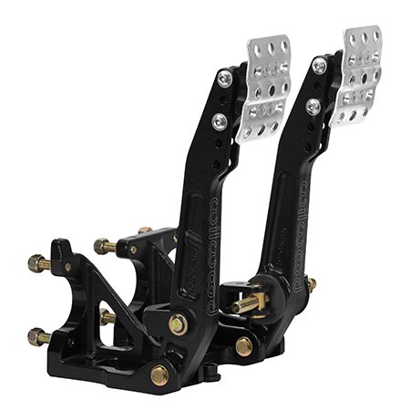 Wilwood Adjustable Balance Bar Brake w/ Clutch Combo - Floor Mount - 4.75-5.75:1 thumbnail 2
